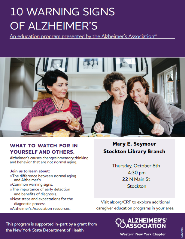 Alzheimer's Class Flier