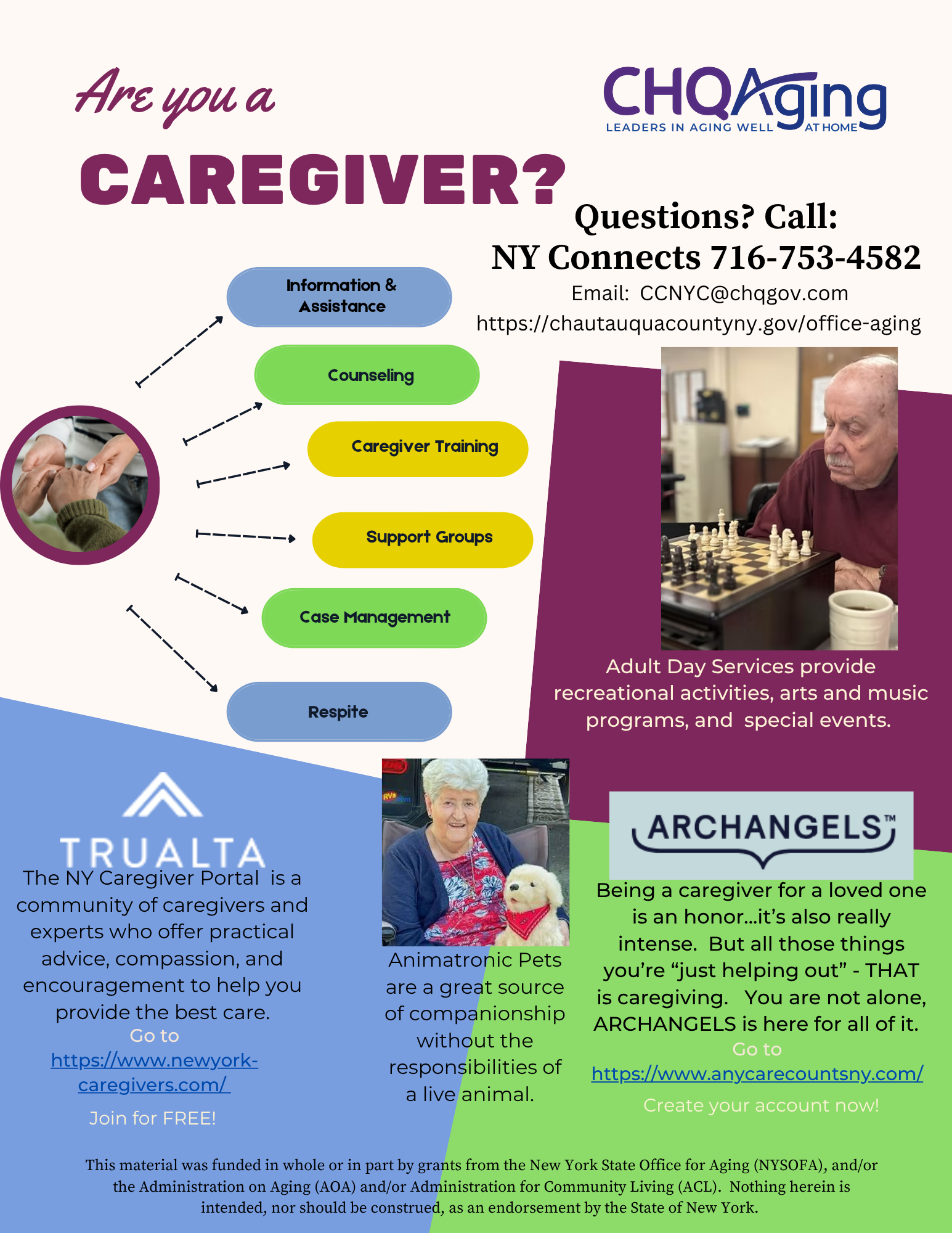 Are You a Caregiver? handout