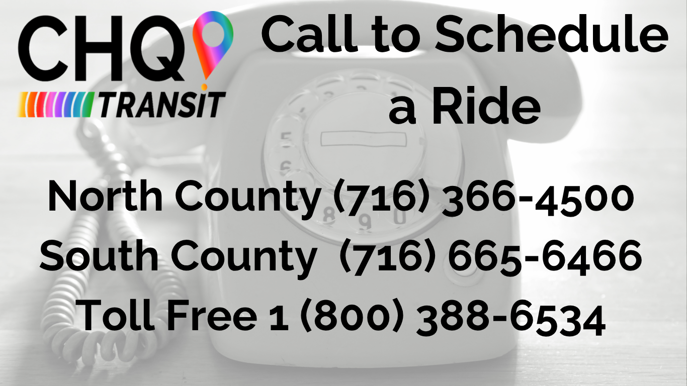 Call CHQ Transit at 716-665-6466