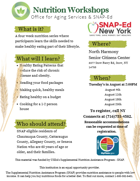 Nutrition Workshop Flyer
