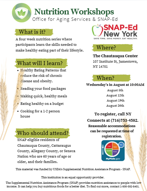 Nutrition Workshop Flyer
