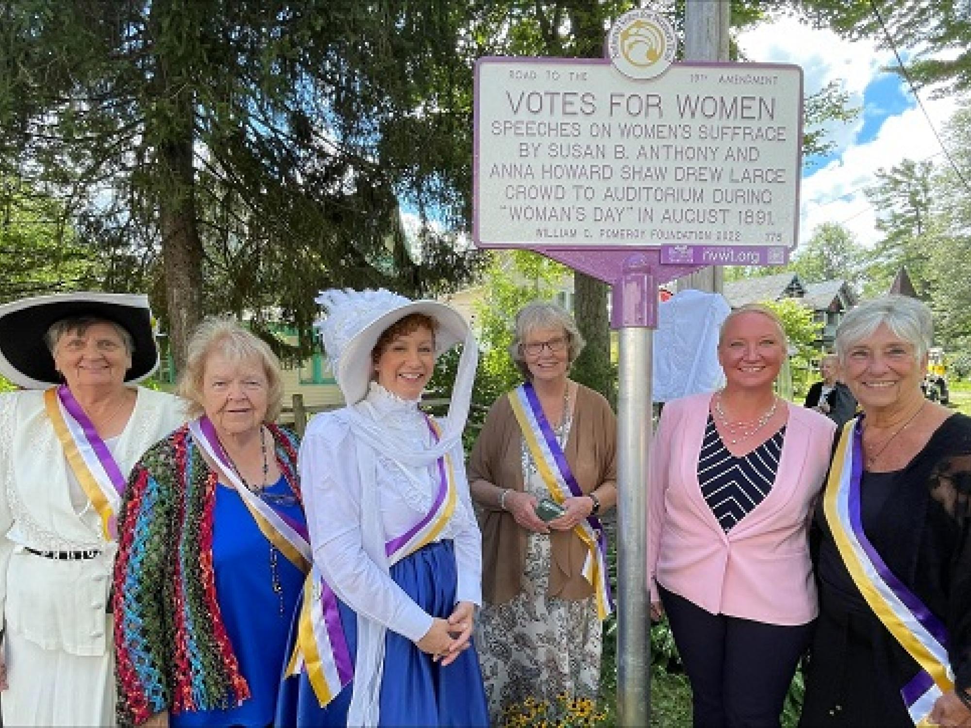 VIDEO: Lily Dale Suffrage Trail Marker Dedication