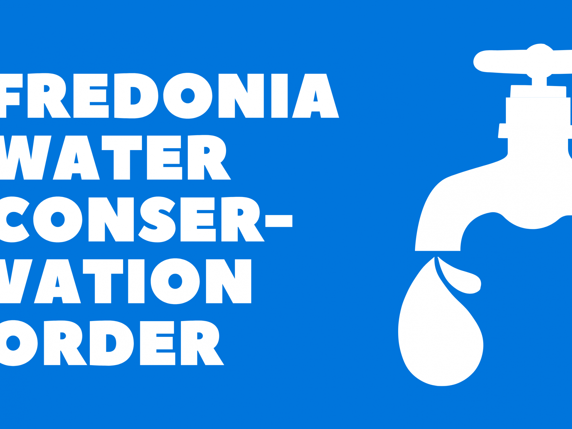 water conservation order