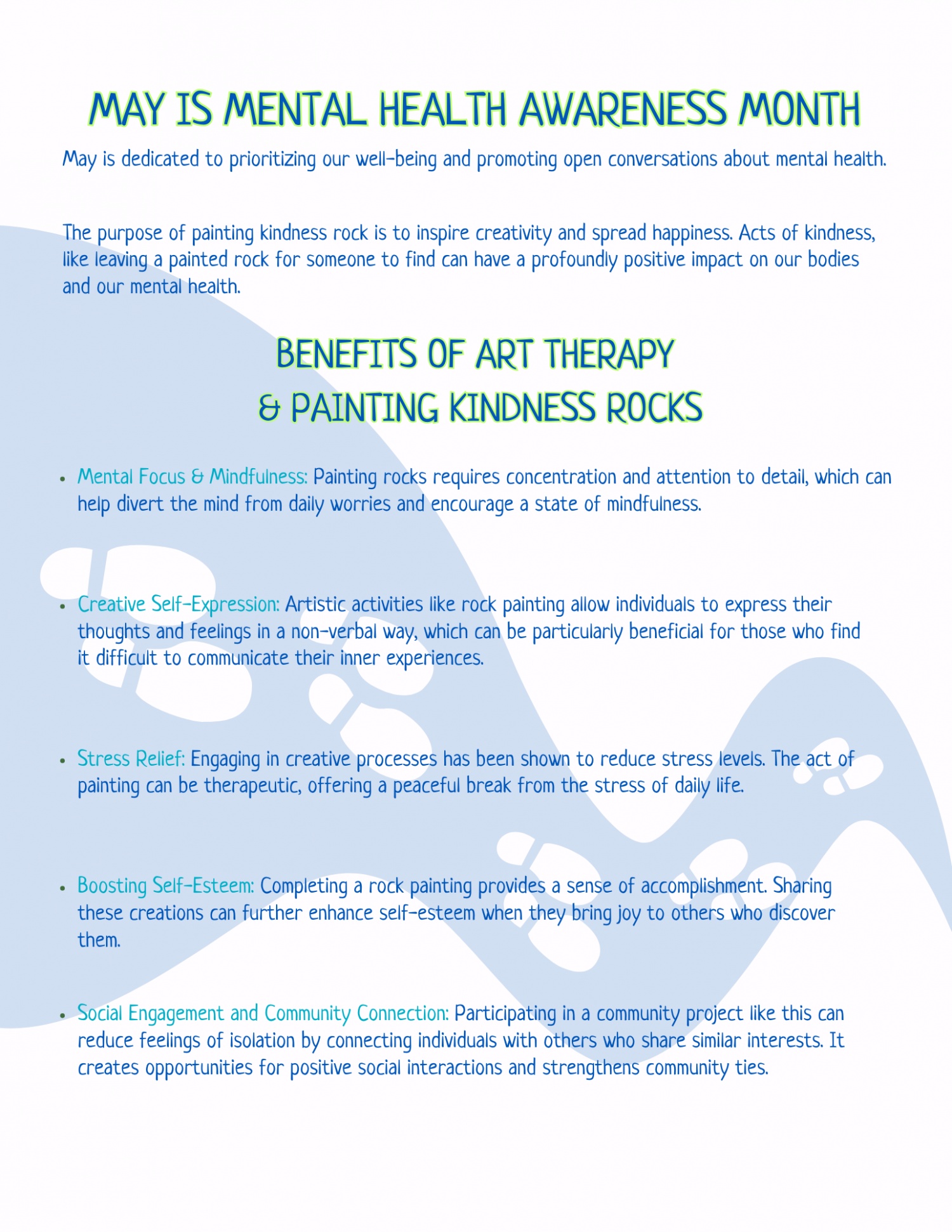 Mental Health Rocks Toolkit Page 2