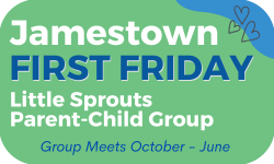 Clickable link to Jamestown's First Friday Group. 