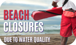 Link to more information on Beach Closures 