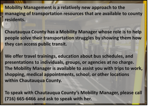 CARTS Mobility Management Information